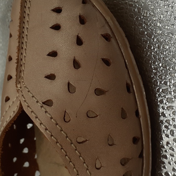 Cklass Metalic Tan Flats From Mexico Women's Size 8.5 - Picture 10 of 10